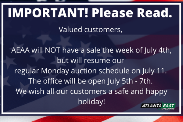 4th of July No Sale